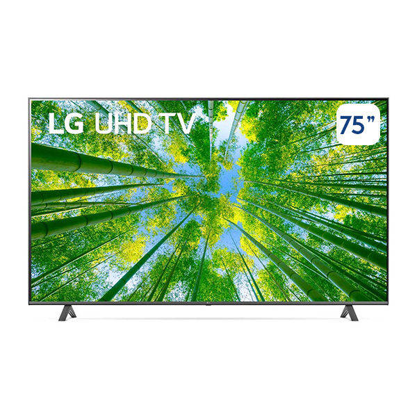 LG 75 Inch UHD 4K TV Active HDR WebOS Smart AI ThinQ - 75UQ80006LD
