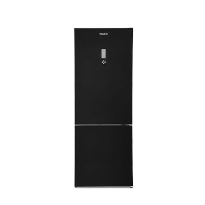 White Point Refrigerator With Bottom Freezer 468 Liters Black Glass Door Touch Screen - WPRC 492 TSGB