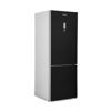 White Point Refrigerator With Bottom Freezer 468 Liters Black Glass Door Touch Screen - WPRC 492 TSGB
