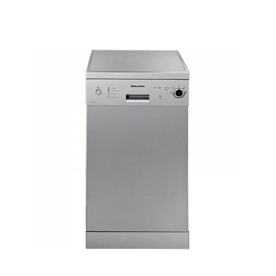 White Point Dishwasher 10 Settings 4 Programs With Half Load And 3 Water Sprinkles In Silver Color - WPD104 S