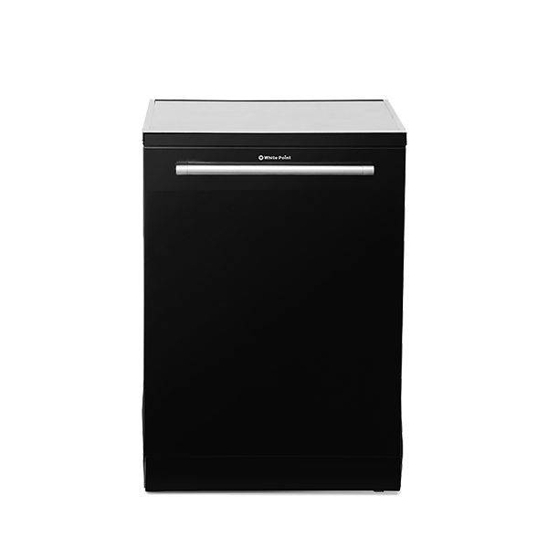 White Point Dishwasher 15 Settings 6 Programs With Digital Screen & Half Load In Elegant Black Glossy Color - WPD156HDGFDB