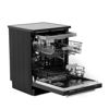 White Point Dishwasher 15 Settings 6 Programs With Digital Screen & Half Load In Elegant Black Glossy Color - WPD156HDGFDB