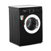 White Point Front Load Full Automatic Washing Machine 8 KG Guilia 100% Italian In Black Color & Chrome Door - WPW 8101 GDBC