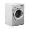 White Point Front Load Full Automatic Washing Machine 8 KG GRANDO 100% Italian In Silver Color & Chrome Door - WPW 8121 DSC