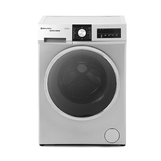 White Point Front Load Full Automatic Washing Machine 10 KG Grando With Inverter Motor & Steam Wash In Silver Color - WPW10121TSSWVSG