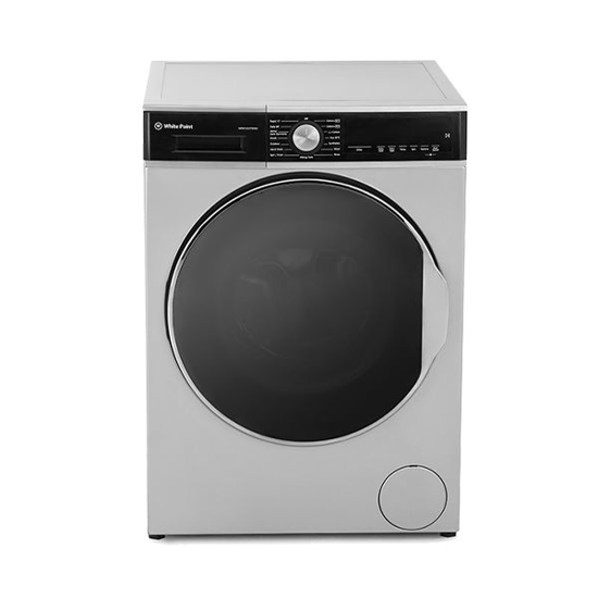 White Point Front Load Full Automatic Washing Machine 12 KG Grando With Inverter Motor In Silver Color - WPW 12121 TSVSG