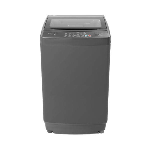 White Point Top Loading Washing Machine 11 KG Digital Screen - Diamond Drum & Glass Door In Dark Grey Color - WPTL 11 DGGA