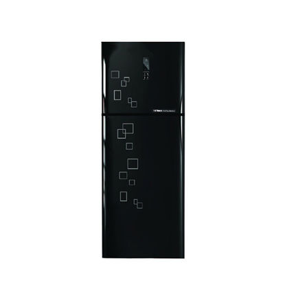 Fresh Refrigerator 397 Liters Glass Door Black - FNT-MR470 YGB