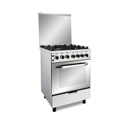 Fresh Gas Cooker Hi Cast  4 Burners  60*60 cm With Fan Stainless - 500003313