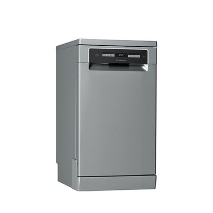Ariston Dishwasher, 10 Persons, 8 Programs, Inverter Motor, Silver - LSFO 3T223 W X