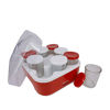 Zahran Yogurt Maker 8 Cups Red - YG6003EG