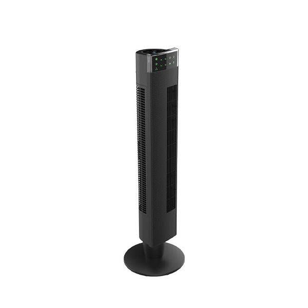 TORNADO Tower Fan, 3 Speeds, Remote, Black - TTF-65