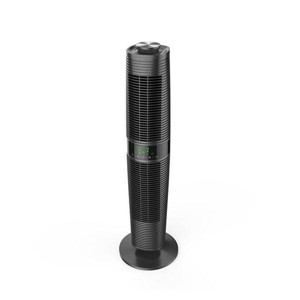 TORNADO Tower Fan, 3 Speeds, Remote, Black -  TTF-45/360