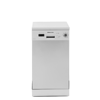 White Point Dishwasher 10 Settings 7 Programs With Digital Screen & Half Load In Silver Color - WPD107HDS