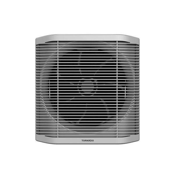 TORNADO Bathroom Ventilating Fan 25 cm Size 30×30 cm, Privacy Grid, Black x Grey - TVS-25BG