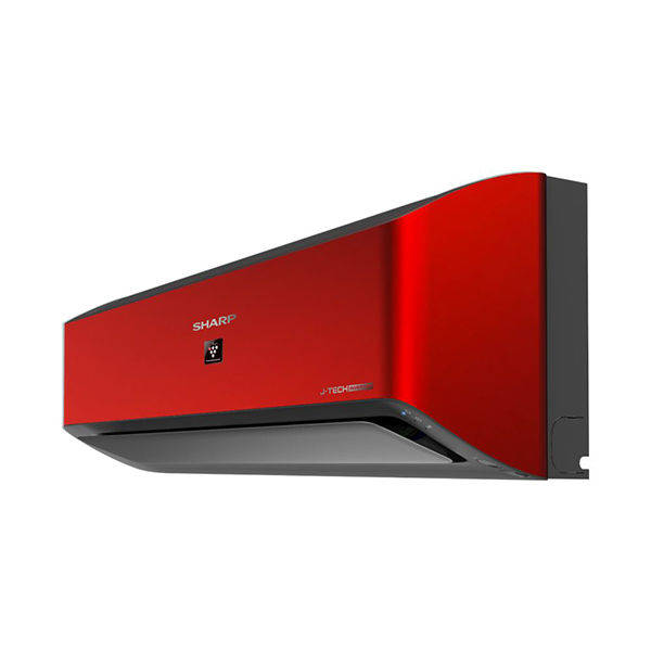 SHARP Split Air Conditioner 2.25 HP Cool - Heat Inverter, Plasmacluster, Red - AY-XP18YHER