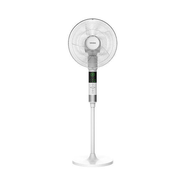 TORNADO Stand Fan 16 Inch, 5 Blades, Remote, White - EFS-360/903GW