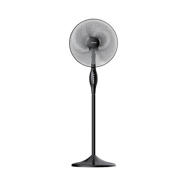 TORNADO Stand Fan 16 Inch, 4 Blades, Black - TSF-16W