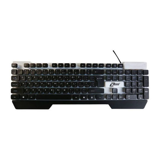 Zero Keyboard Electronics RGB Pro Gamer Black - ZR-2030