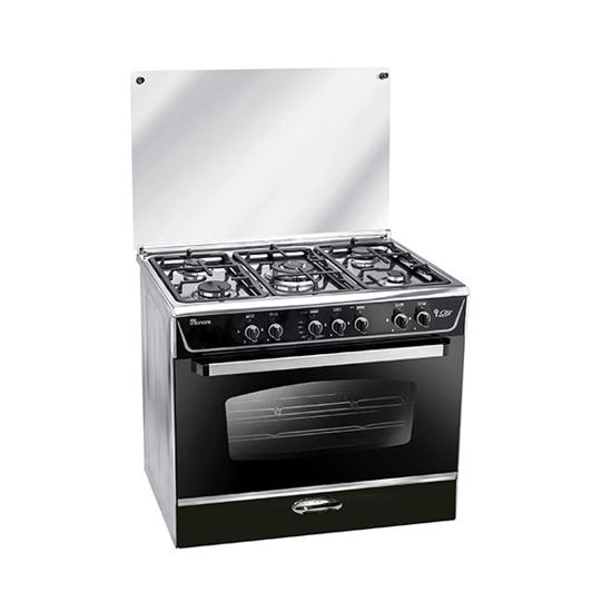 Unionaire Gas Cooker Free Stand 5 Burner 60*90 Cm I-Cook Stainless Steel – C6090SS-M1