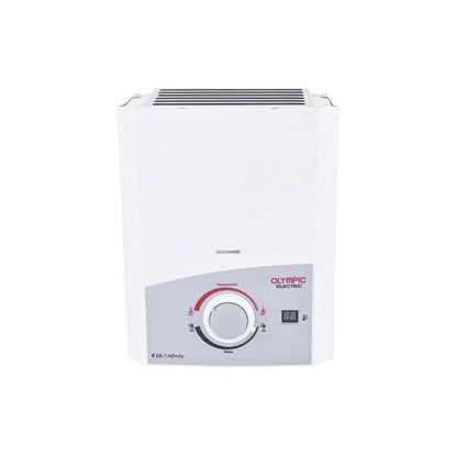 Olympic Gas Water Heater 6 Liters Digital White - Infinity-6L