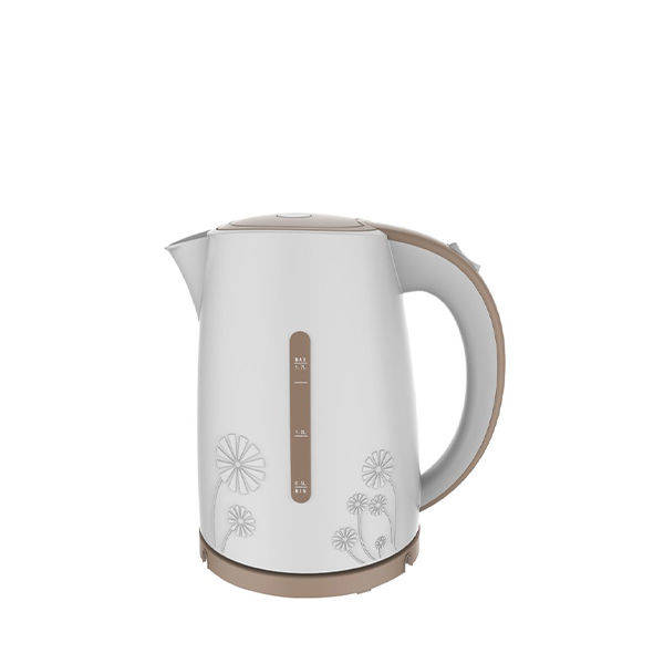 TORNADO Plastic Kettle, 1.7 Liter, 1850-2200 Watt, White - TKP-2117