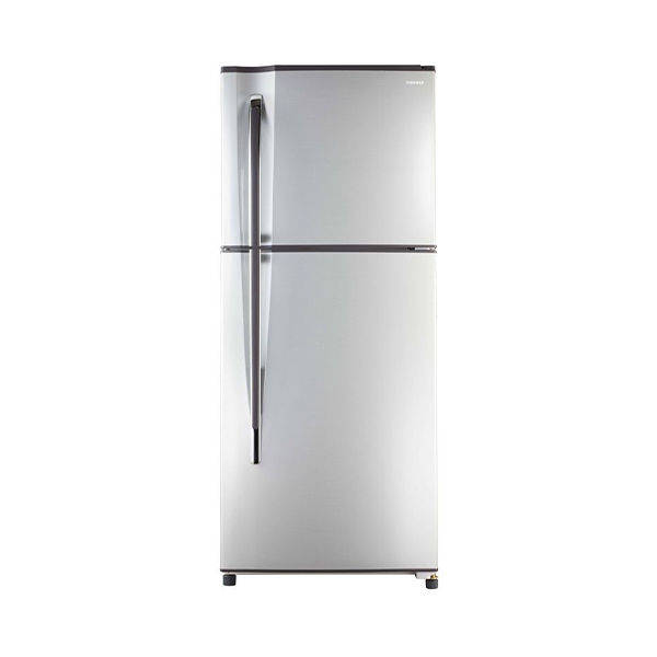 TOSHIBA Refrigerator No Frost 355 Liter, Light Silver, Long handle GR-EF40P-H-SL