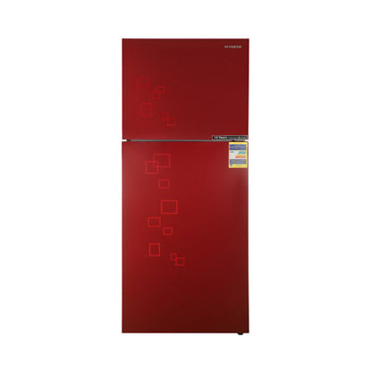 Fresh Refrigerator 397 Liters Glass Door RED -  FNT-BR470 KGR