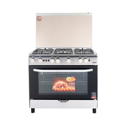 FRESH GAS COOKER 5 BURNERS 90 CM WITH FAN STAINLESS - VERONA-90-13019
