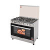 FRESH GAS COOKER 5 BURNERS 90 CM WITH FAN STAINLESS - VERONA-90-13019