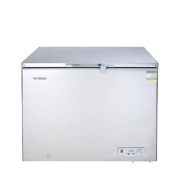 Fresh Chest Freezer Cool Deforst, 330 Liter Silver - FDF-330CT