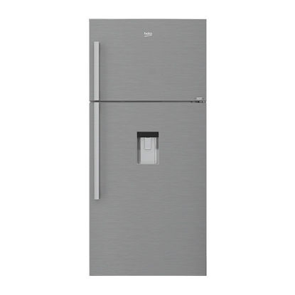 Beko Refrigerator No Frost 2 Doors 555L With Dispenser Harfast Fresh - Stainless Steel - RDNE600K200DX