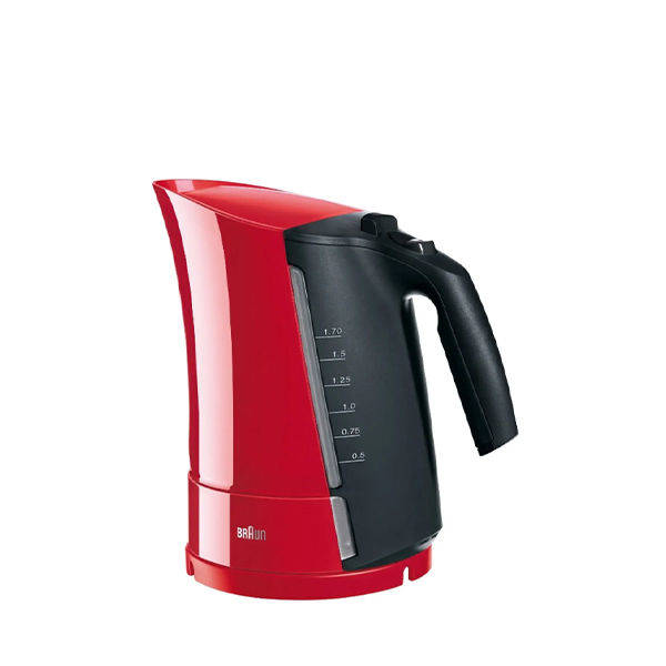 Braun Multiquick 3 Kettle, 1.7 Liters, 2200 Watt, Red - WK300