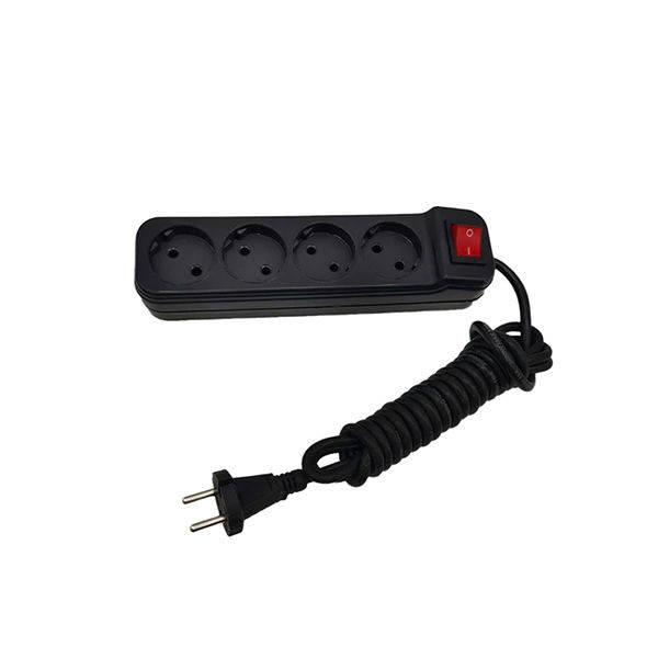 Zero Electricity joint 4 Port 5 meters Black - Z20