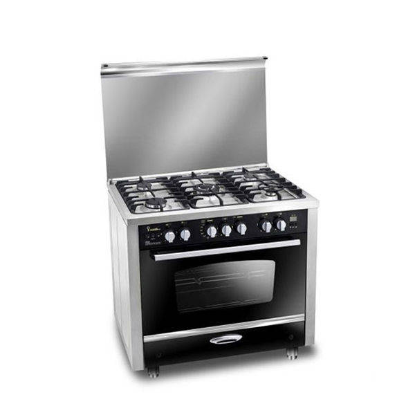 Unionaire Gas Cooker Max 5 Burners 90*60 cm Without Safety Stainless - C69SS-IF-M10