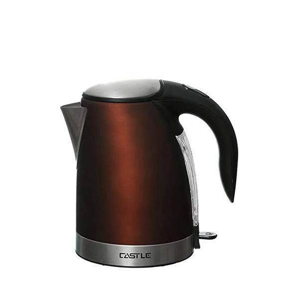 Castle Electric Kettle 1.7 Liter 1850 Watt Brown -Ek3017sl