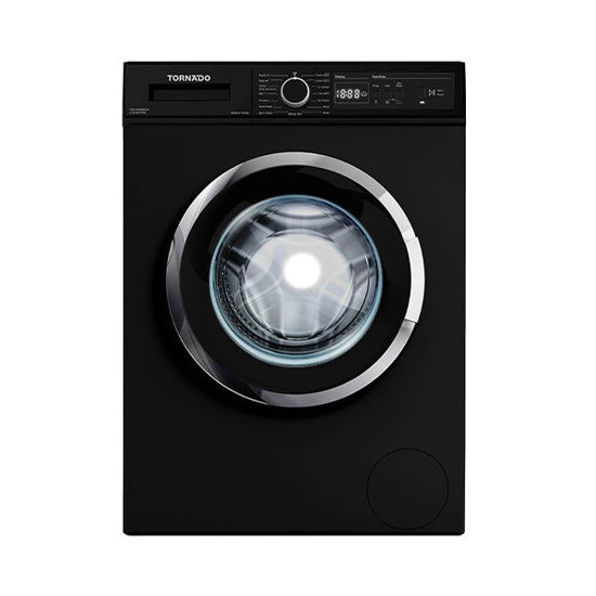 غسالة TORNADO Washing Machine Fully Automatic 6 Kg, Black - TWV-FN68BKOAتورنيدو فول أوتوماتيك 6 كجم ، أسود - TWV-FN68BKOA