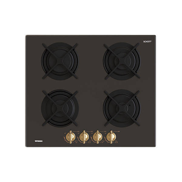 Fresh Gas Cooker Built In 60cm Rustic Glass - HFR60CMGC