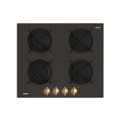 Fresh Gas Cooker Built In 60cm Rustic Glass - HFR60CMGC