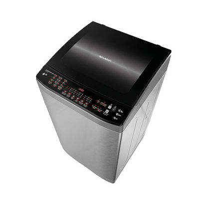 SHARP Washing Machine Top Automatic 13 Kg, DDM Inverter, Pump, Stainless - ES-TD13GSSP