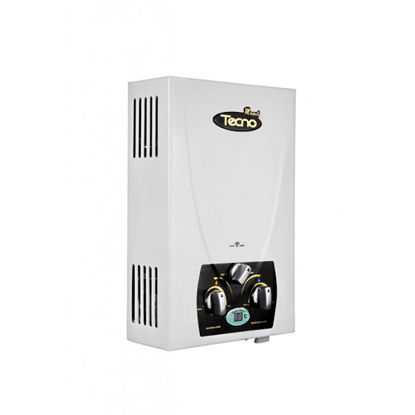 Tecnogas Gas Water Heater Digital 6 L with charger White - Tecnogas6L