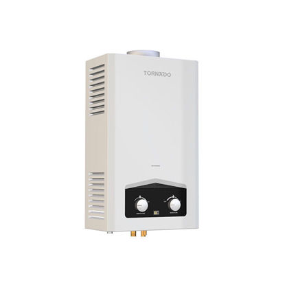 TORNADO Gas Water Heater 6 Liter, Digital, Natural Gas, White - GHM-C06CNE-W