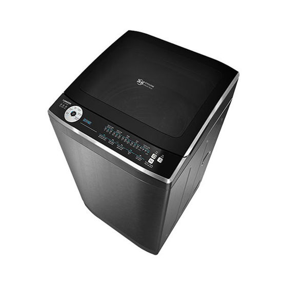 TORNADO Washing Machine Top Automatic 9 Kg, Pump, Dark Silver - TWE-TLN09RDS