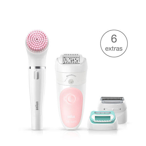 Bruan Silk-épil Beauty Set 5 Wet & Dry epilator with 6 extras incl - SES5875