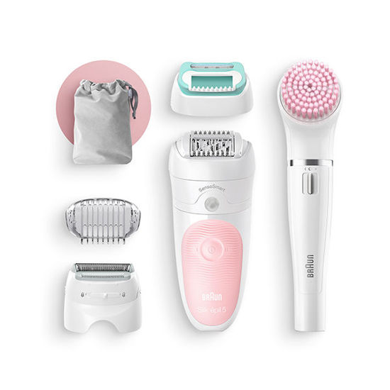 El-Iraqi Company | Bruan Silk-épil Beauty Set 5 Wet & Dry epilator with ...