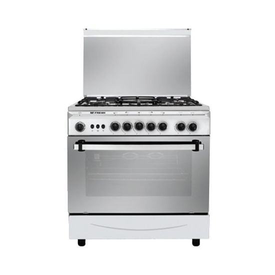Fresh Gas Cooker Italiano Cast 80*55 With Fan Stianless - 3423