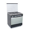 White Point Free Standing Gas Cooker 80*60 With 5 Burners Full Safety- Black With Stainless Top WPGC8060BXTFSAN