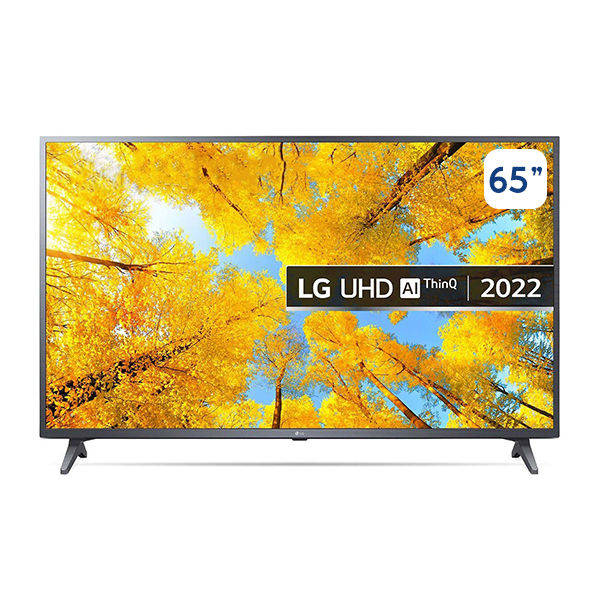 LG UHD 4K TV 65 Inch Cinema Screen Design 4K Active HDR WebOS Smart AI ThinQ Model 65UQ75006LG