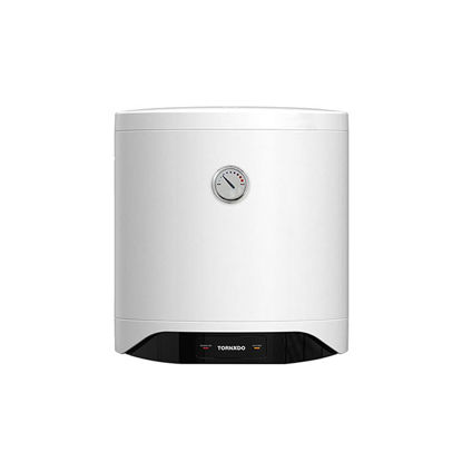 TORNADO Electric Water Heater 30 Liter, Enamel, LED lamp, White TEEE-30MW