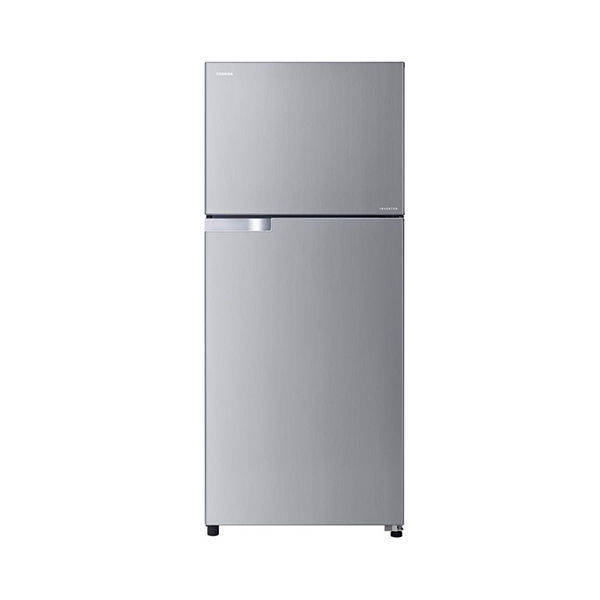 TOSHIBA Refrigerator Inverter No Frost 395 Liter, Silver GR-EF51Z-FS